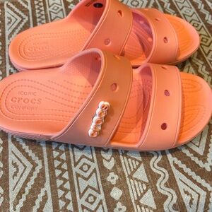 CROCS Vibrant Coral Slides
